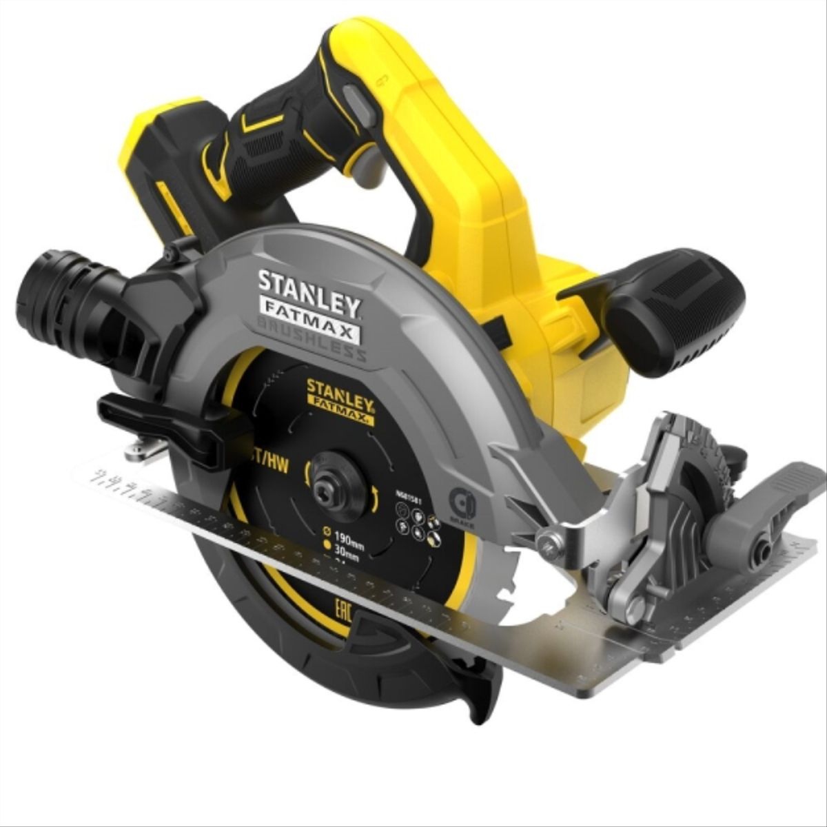 STANLEY - Sierra circular 20v sin escobillas + 2 baterias 2ah