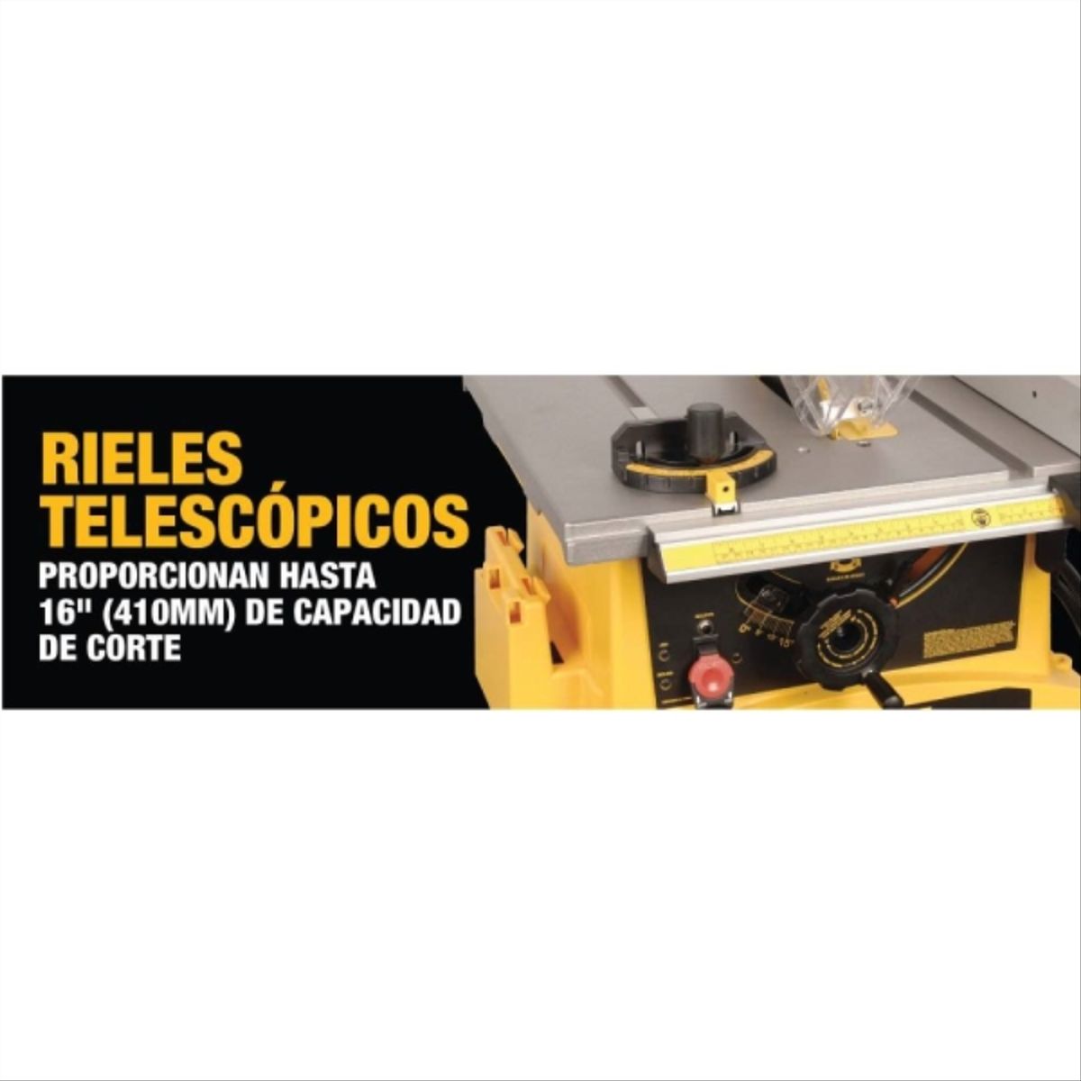 Sierra de banco 10" 1800W 5000RPM DWE7470, marca DEWALT - Foto 2