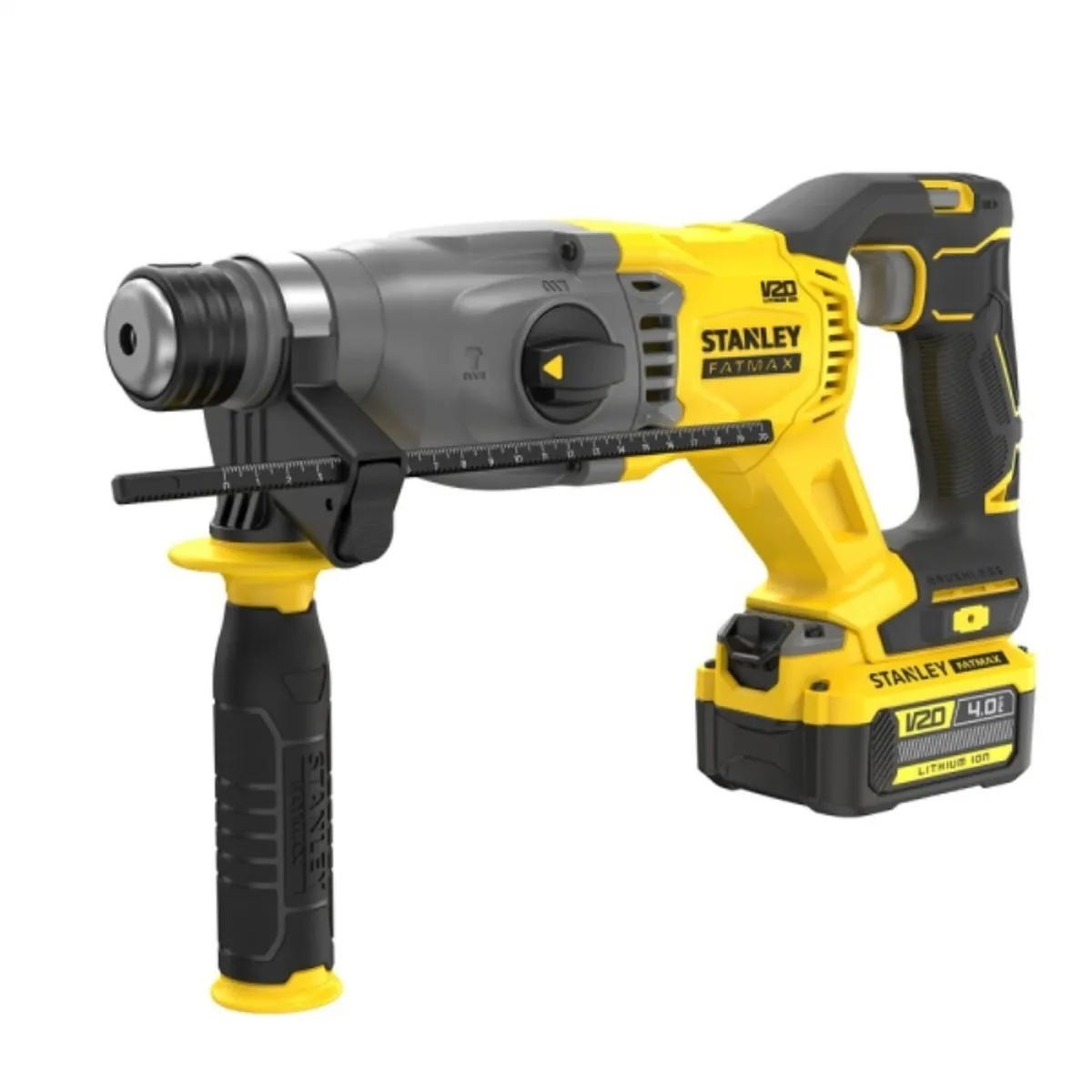 STANLEY - Rotomartillo sds plus 2.0j +2 baterias 4ah 20v. modelo sbh900m2k-b2 stanley