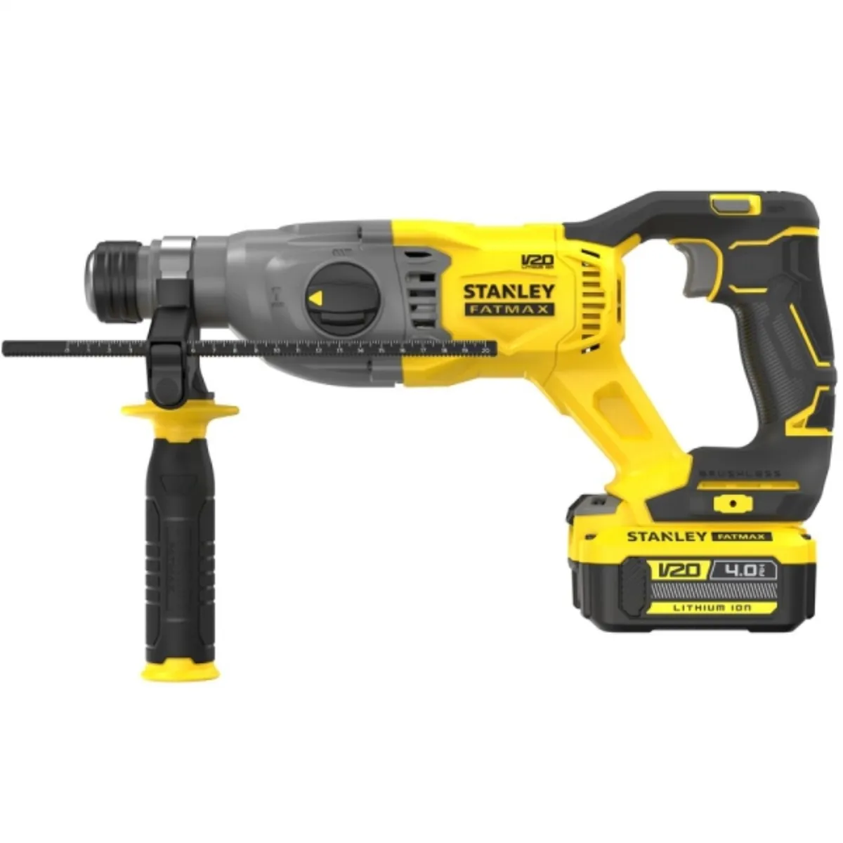 STANLEY - Rotomartillo sds plus 2.0j +2 baterias 4ah 20v. modelo sbh900m2k-b2 stanley