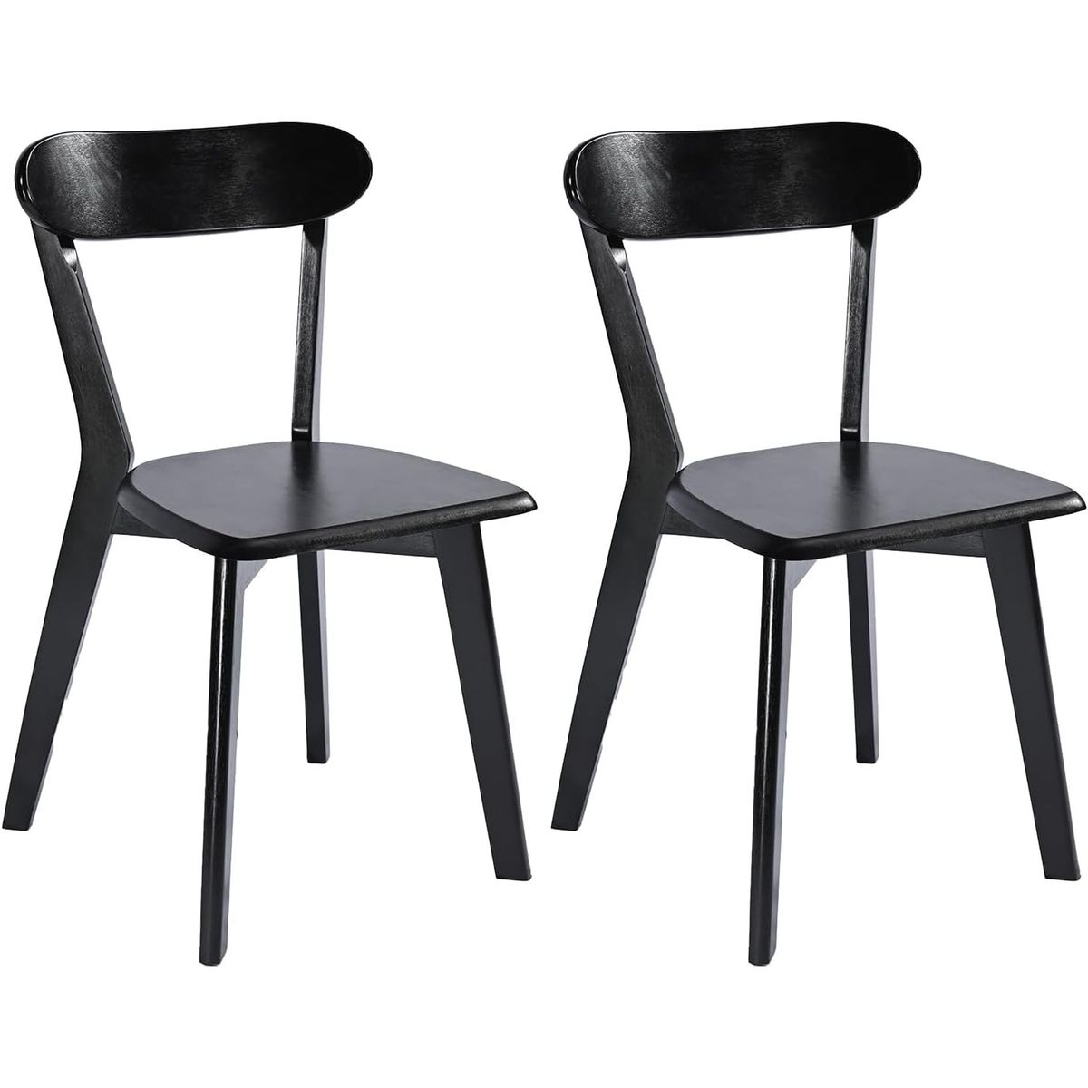 HABITA2 CHILE - Pack 2 Silla Phillipe de Madera  - Negro