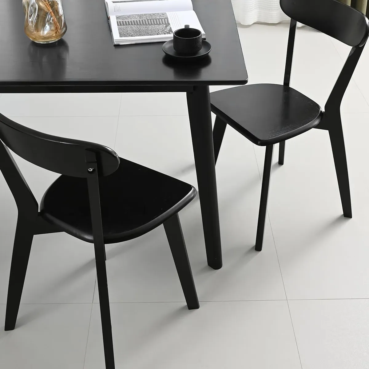HABITA2 CHILE - Pack 2 Silla Phillipe de Madera  - Negro