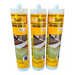 FULLSELLO - Pack x3 Adhesivos de Montaje 300g