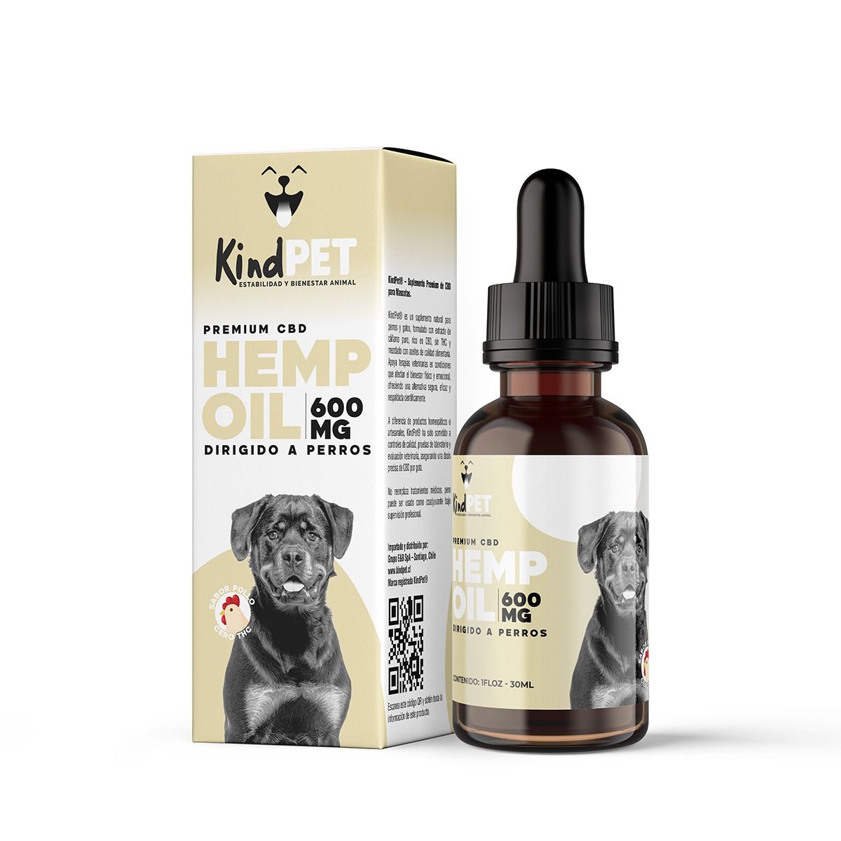 KINDPET - CBD Premium 600 mg Sabor Pollo