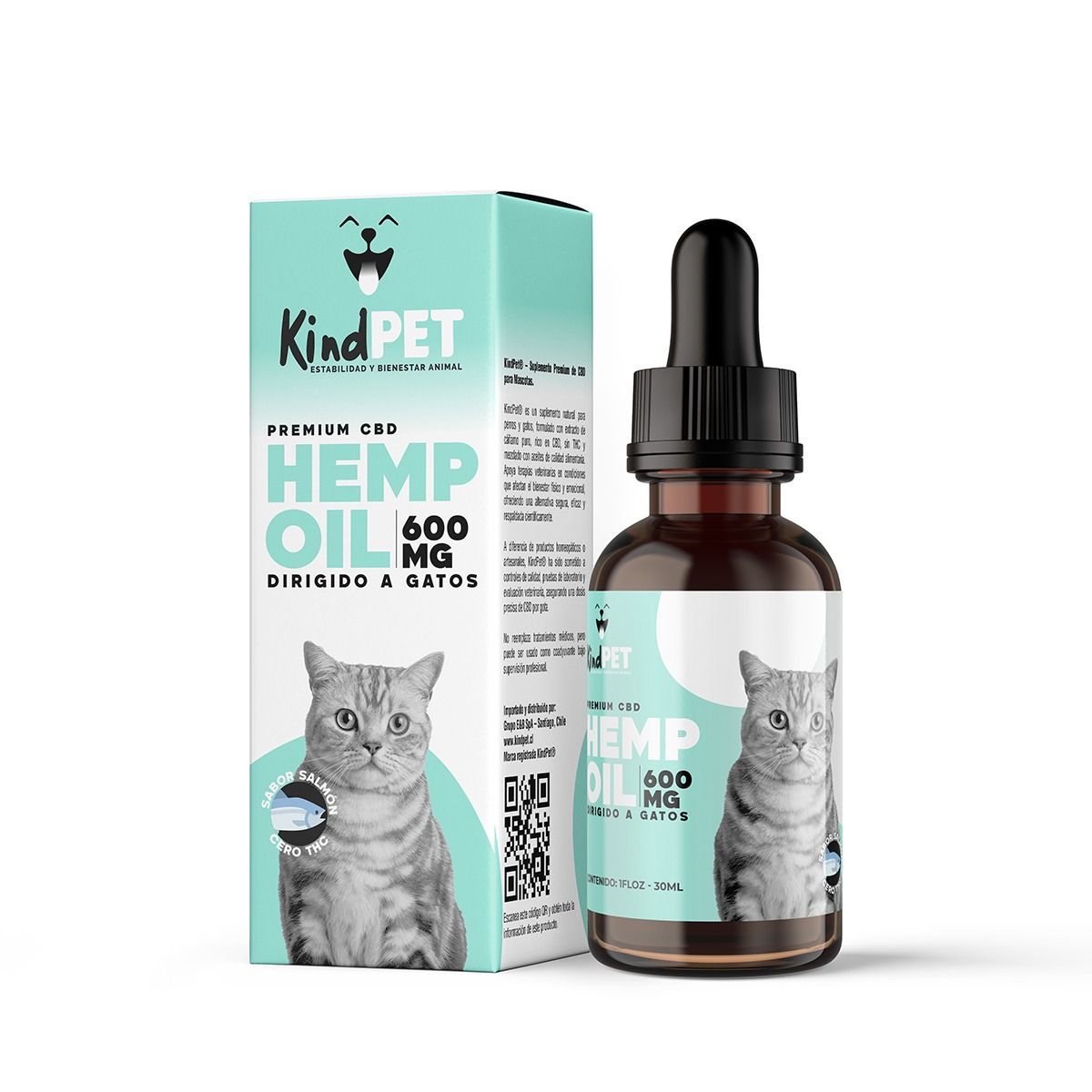 KINDPET - CBD Premium 600 mg Sabor Salmón