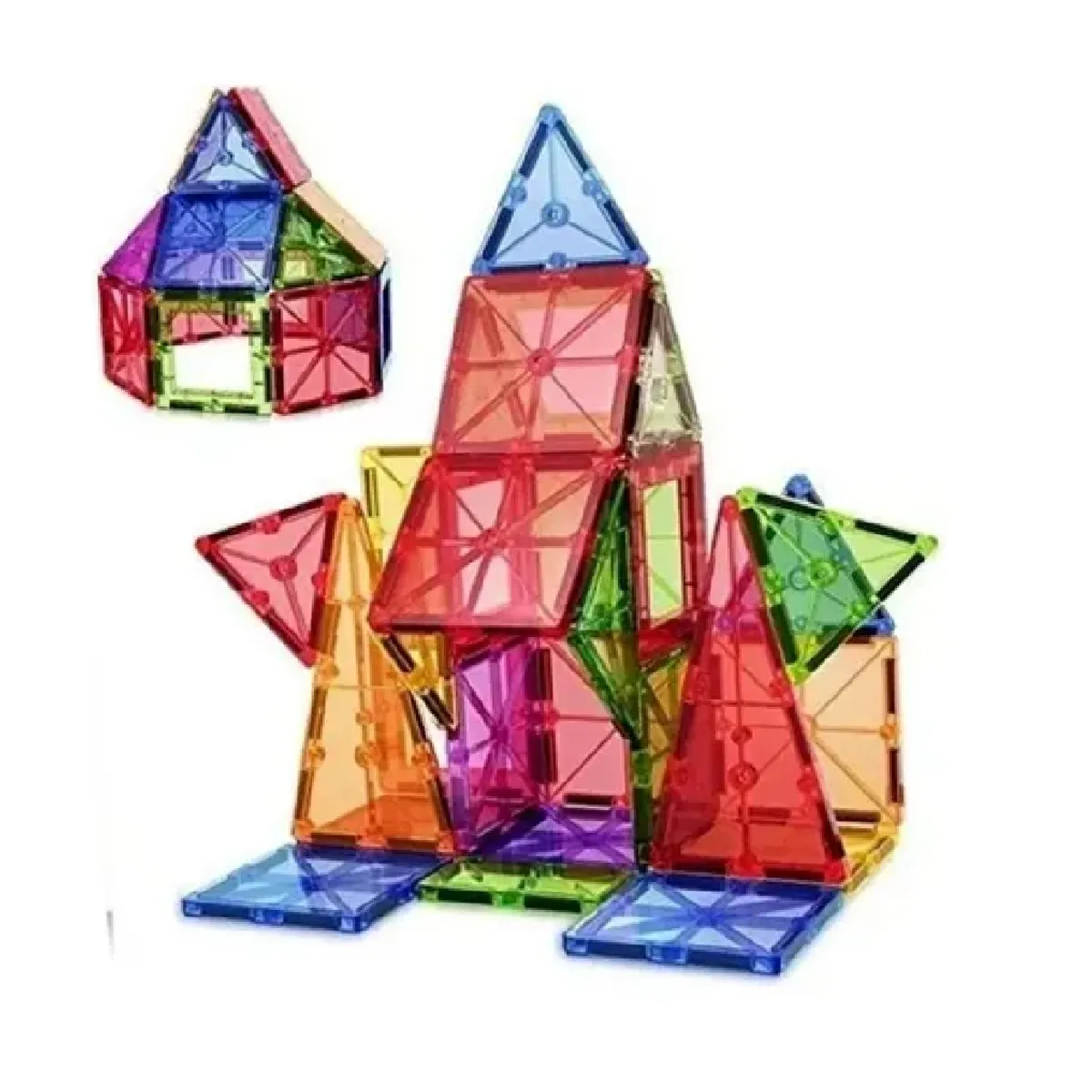 CARIBEE - Juego Bloques Magnéticos 48 Piezas