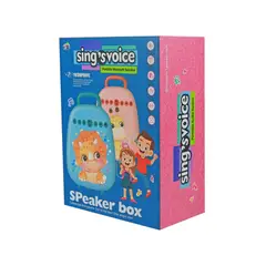 CARIBEE - JUGUETE ALTAVOZ NIÑOS MICRÓFONOS DIVERSION Y MÚSICA ROSA