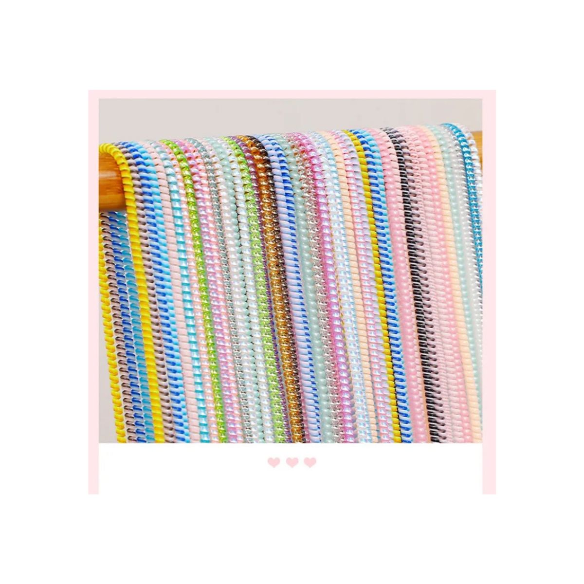 GENERICO - Protectores De Cable Tricolor 140CM - Col 47