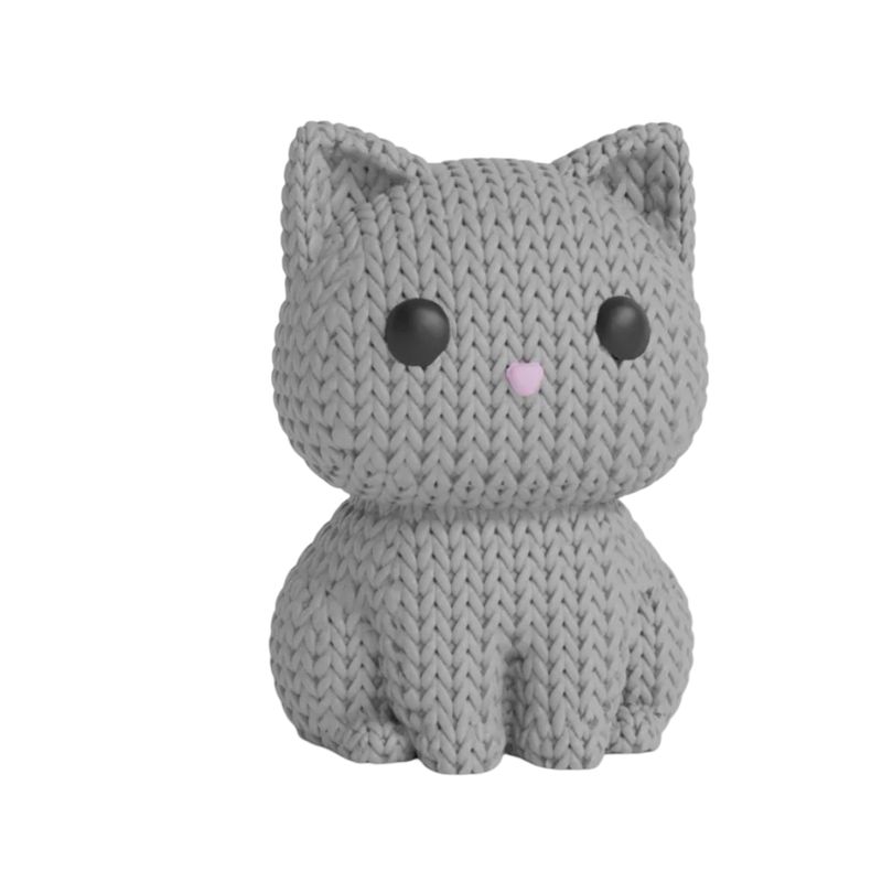 GENERICO - Mini figura - Gato estilo tejido