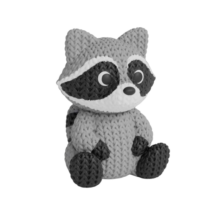GENERICO - Mini figura - Mapaches estilo tejido