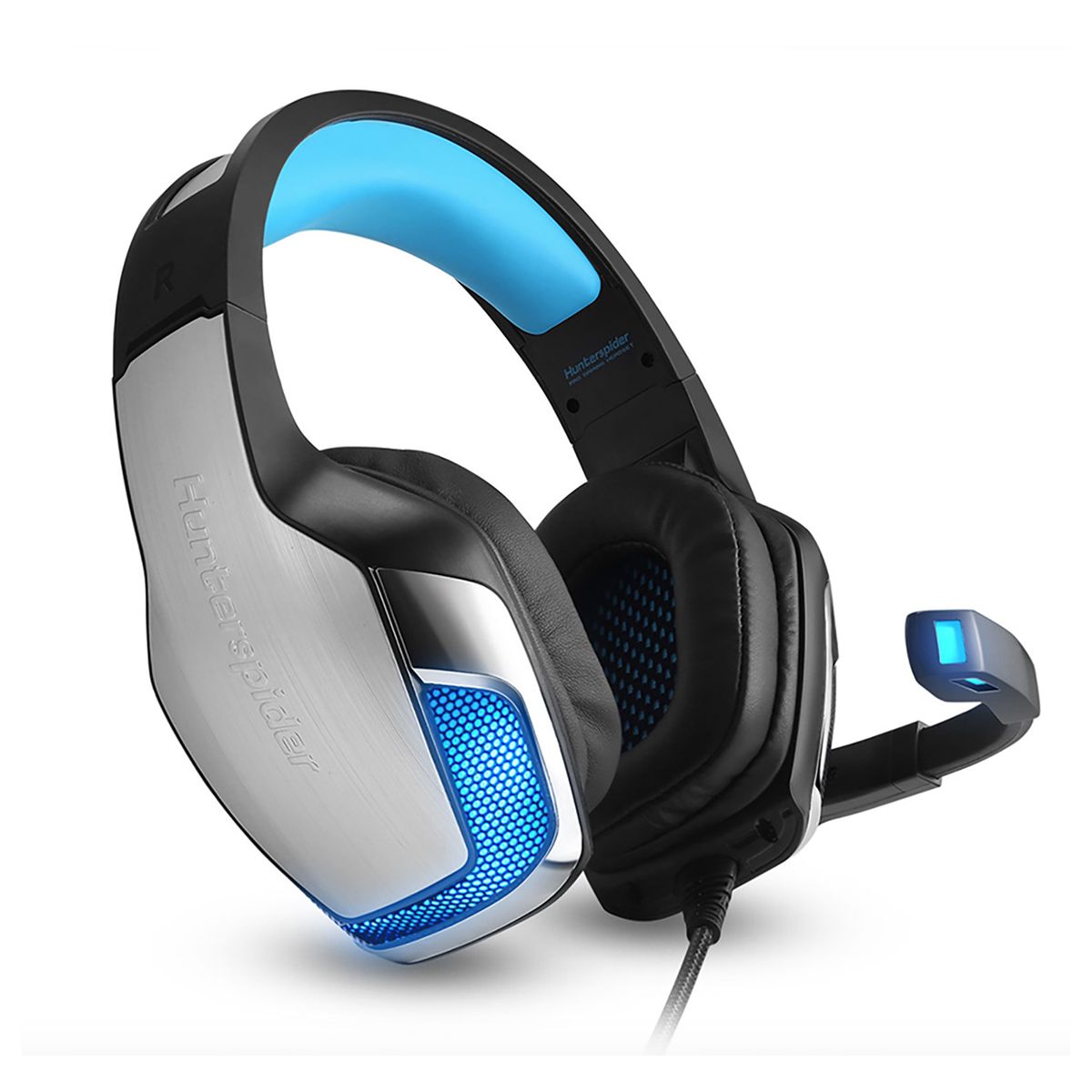 GENERICO - Audífono Gamer Profesional Hunterspider Negro