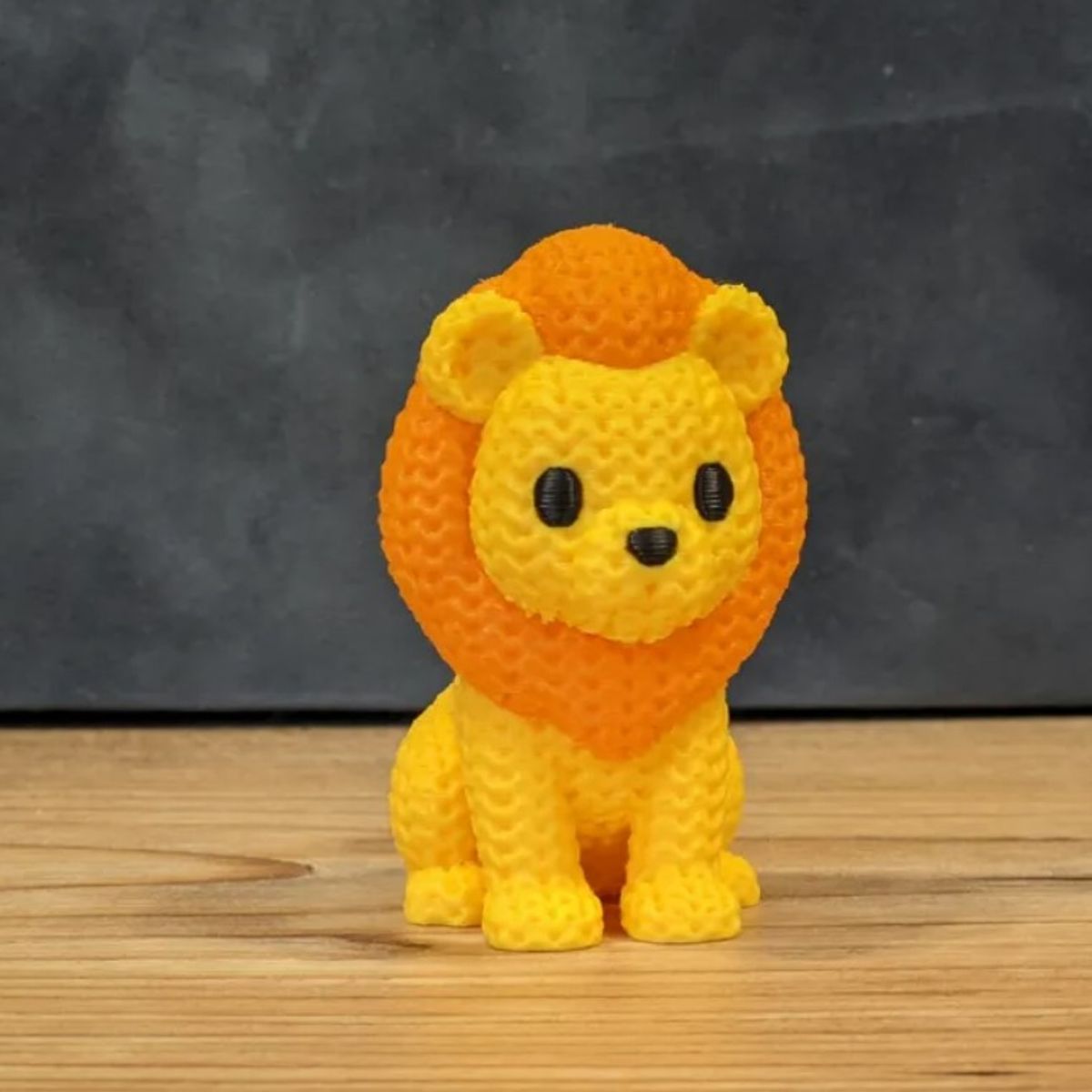 GENERICO - Mini figura - León estilo tejido