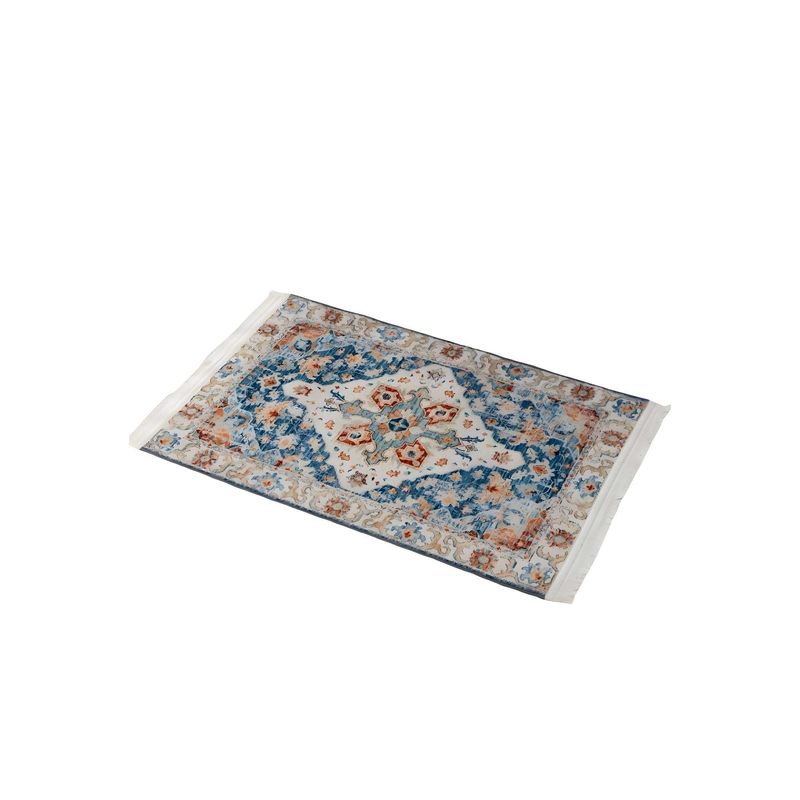GENERICO - ALFOMBRA DECORATIVA CON FLEQUILLOS 80X120 BEIGE