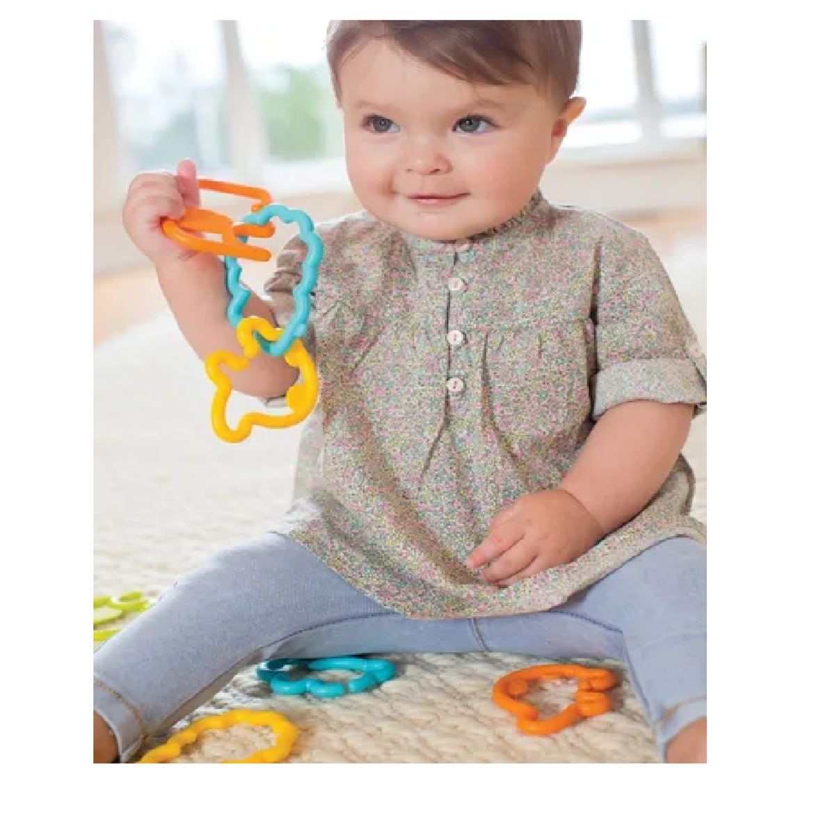 CARIBEE - Set De Argollas Colgantes Juego Bebés Multiusos