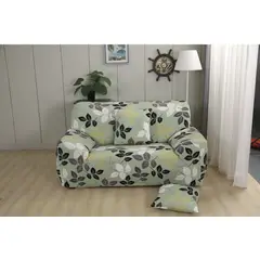 GENERICO - Funda de Sillon 1 Cuerpo. Verde Con Hojas