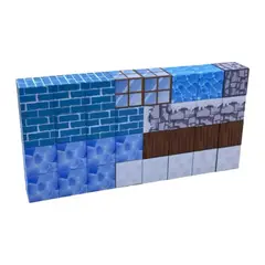 GENERICO - Juguete Bloques Magneticos 32 Piezas Escena De Hielo