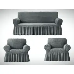 GENERICO - Fundas Cubre Sillón Protectora Sofá Turco Spandex Set 3+1+1