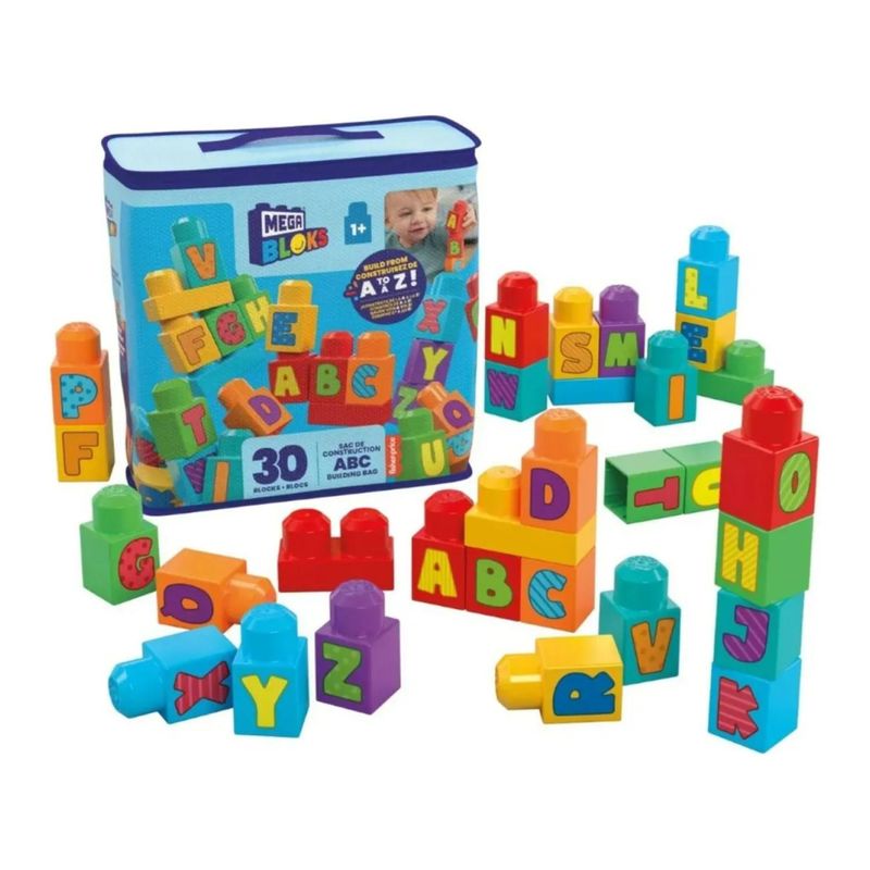 GENERICO - Juguete Bloques De Construccion Y Aprendizaje ABC 30 Piezas