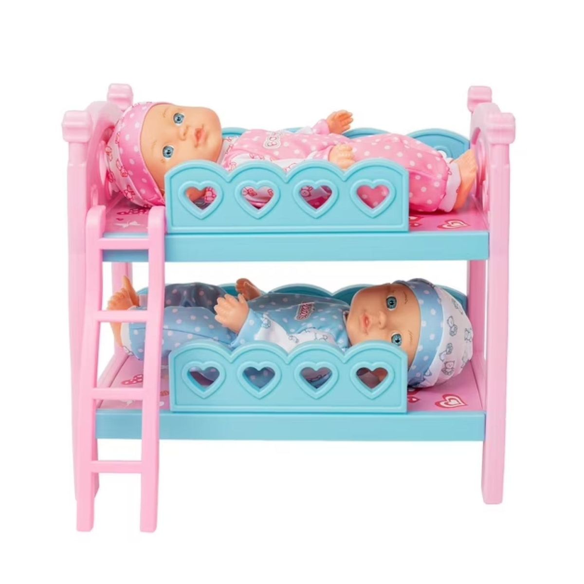 GENERICO - Juguete Pack 2 Muñecas Bostecitos Camarote Mellizas Infantil