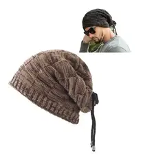 ROYAL - Gorro Invierno Cuello Hombre De Lana Con Forro Interno
