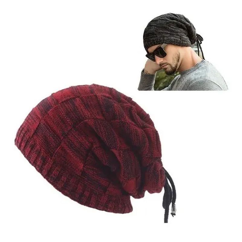 ROYAL - Gorro Invierno Cuello Hombre De Lana Con Forro Interno