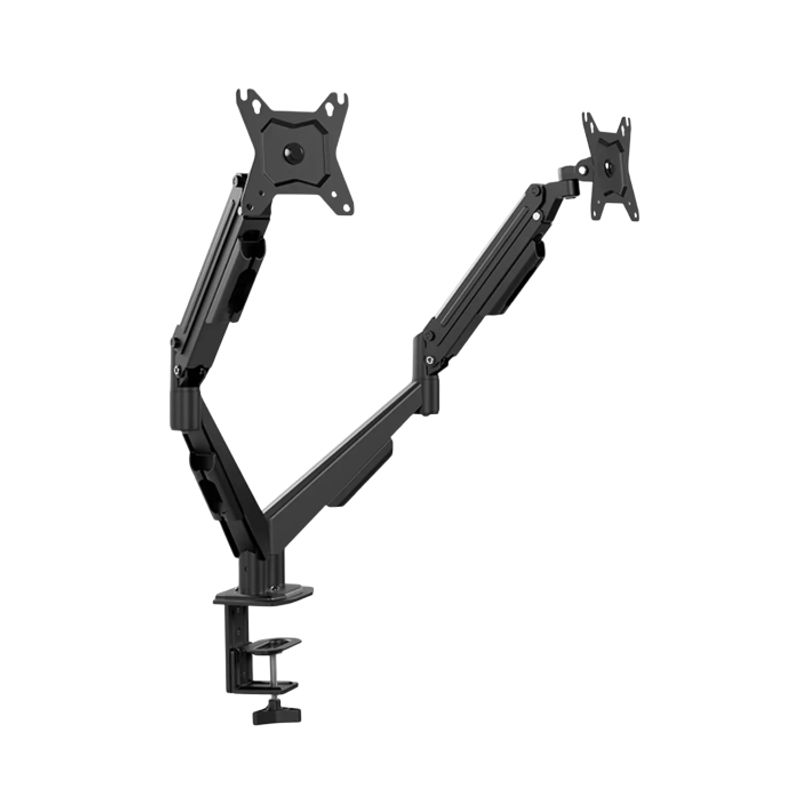 KLIP XTREME - Soporte KlipXtreme Doble con Resortes para Monitores 13-32 Ajustable