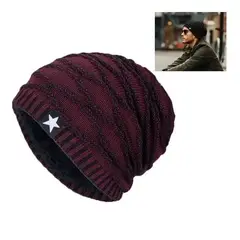 ROYAL - Gorro Invierno Hombre De Lana Con Forro Interno Relieve Madriz