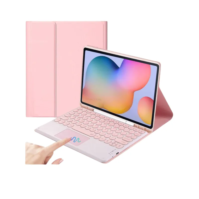 GENERICO - Funda Para Samsung Galaxy S6 Lite + Teclado Español Touchpad