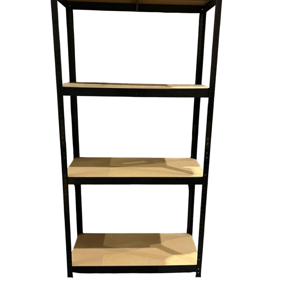 GENERICO - Estante Galvanizado 180x90x40 cm Negro Soporta 320 Kg 4 Bandejas