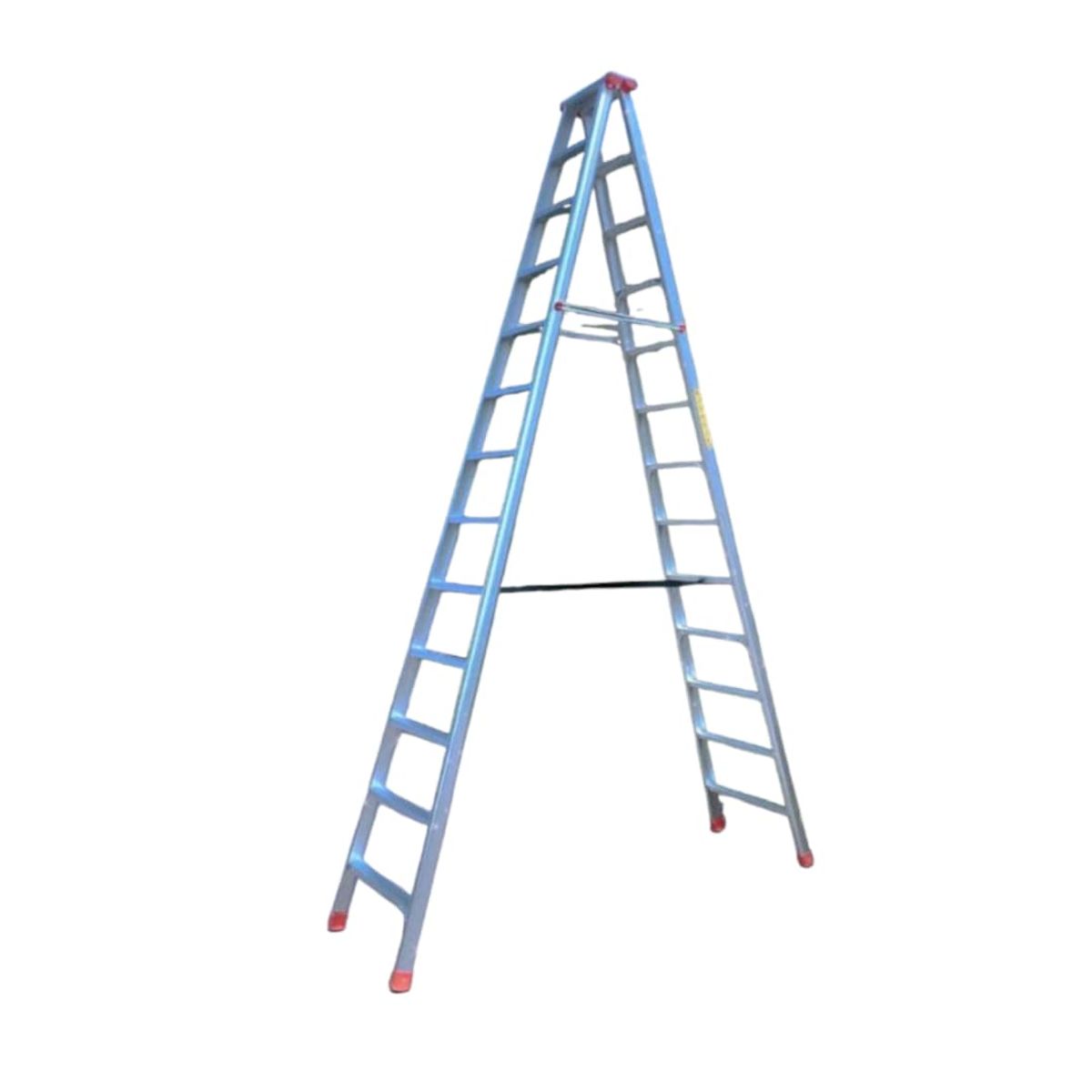 GENERICO - Escalera de Aluminio Gris 13 Escalones Gms