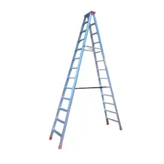 GENERICO - Escalera de Aluminio Gris 13 Escalones Gms