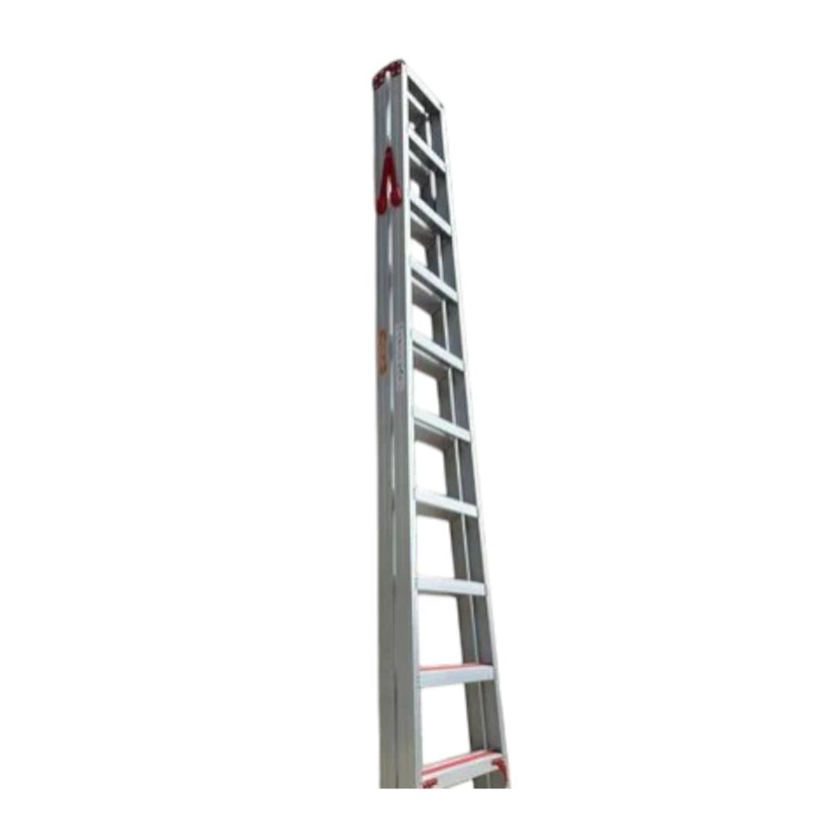 GENERICO - Escalera de Aluminio Gris 13 Escalones Gms