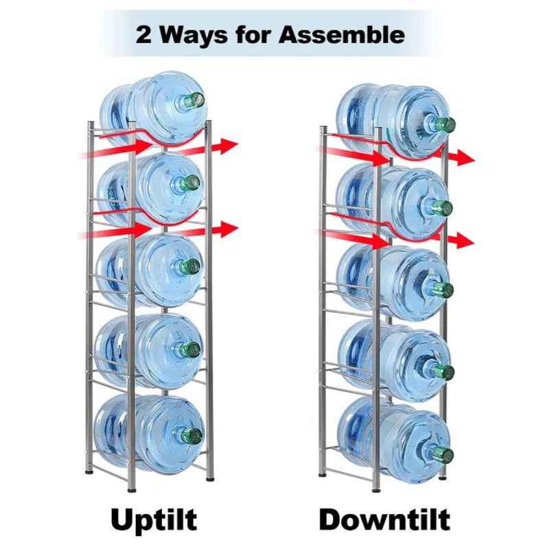GENERICO - Rack Organizador para 5 Bidones de Agua de 20 L