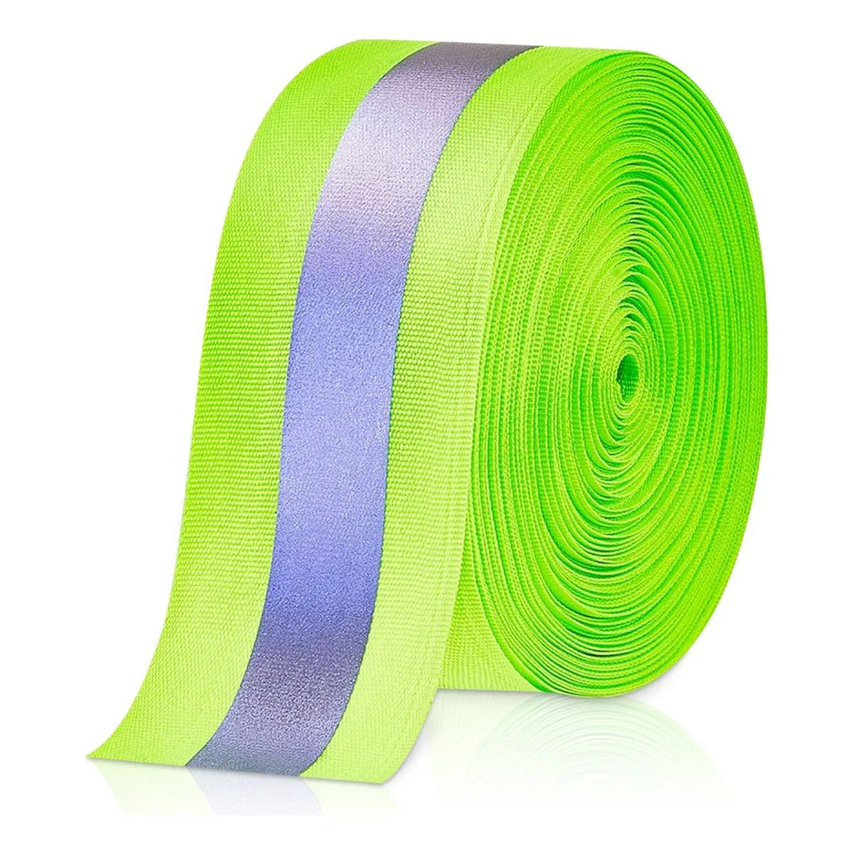 KUANGYE - 100 Mts Cinta Reflejante De Tela Premium Dual 5cm Alta Calid
