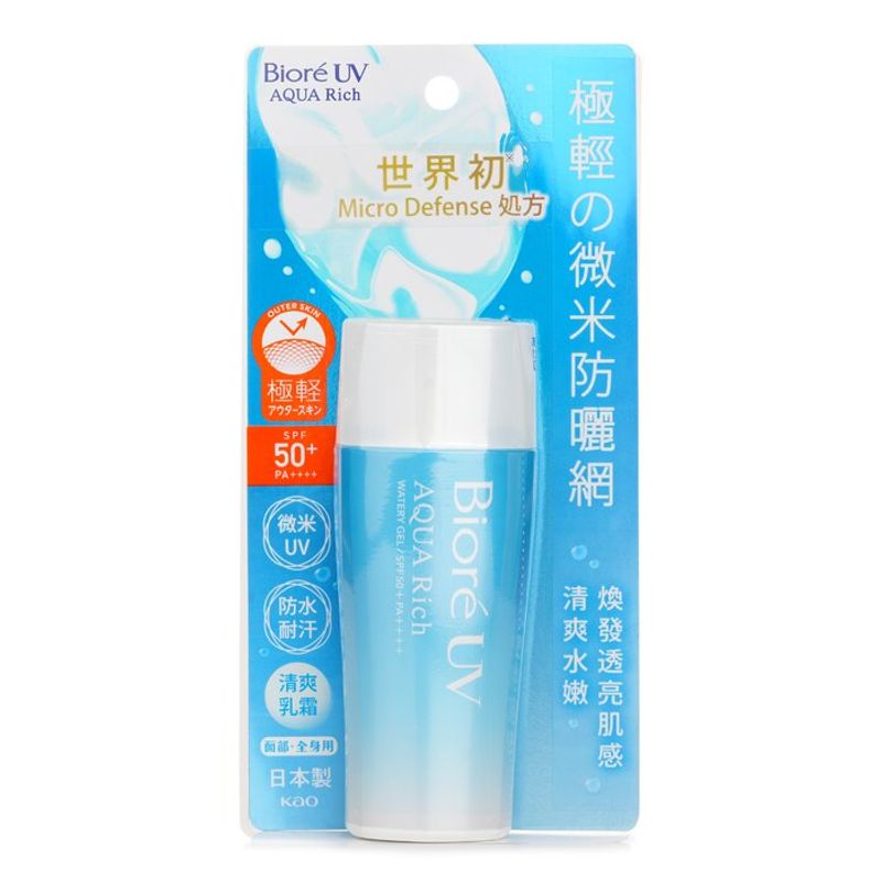 BIORE - Protector Solar UV Aqua Rich Watery Gel SPF 50 70g Biore