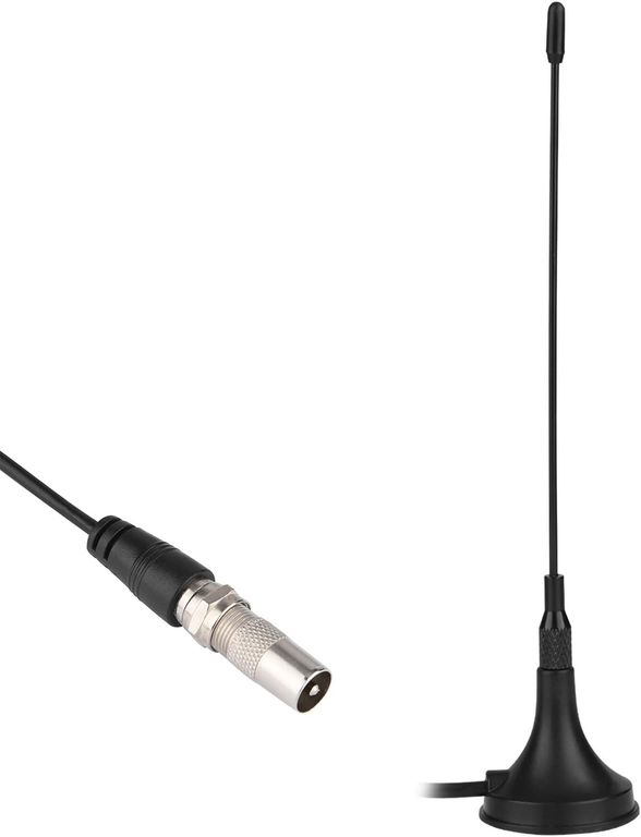 KUANGYE Pack X 2 Antena Hd Tv Digital Abierta Tvd Coaxial Con Iman