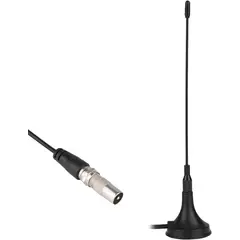 KUANGYE - Pack X 2 Antena Hd Tv Digital Abierta Tvd Coaxial Con Iman