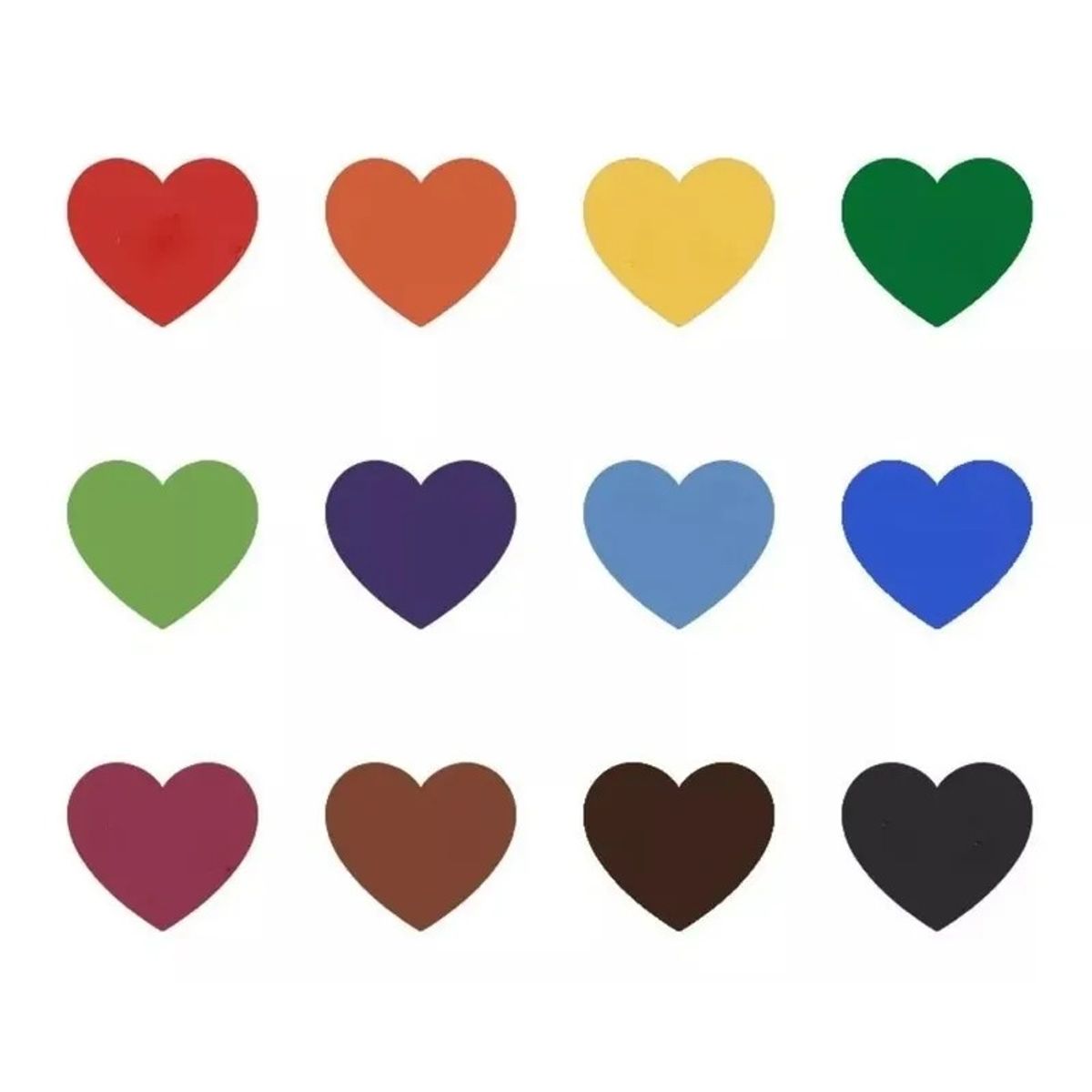 GENERICO - Marcador Plumones Para Pizarrón Negro 12 Colores