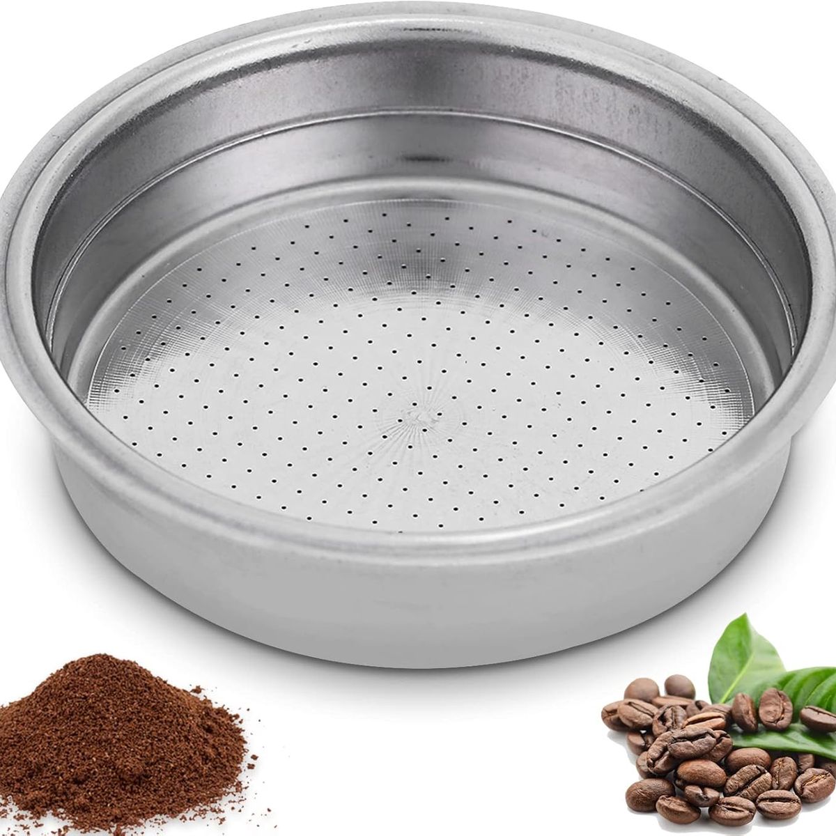KUANGYE - Filtro Cafetera Acero Inox Maquina Cafe 1 Taza