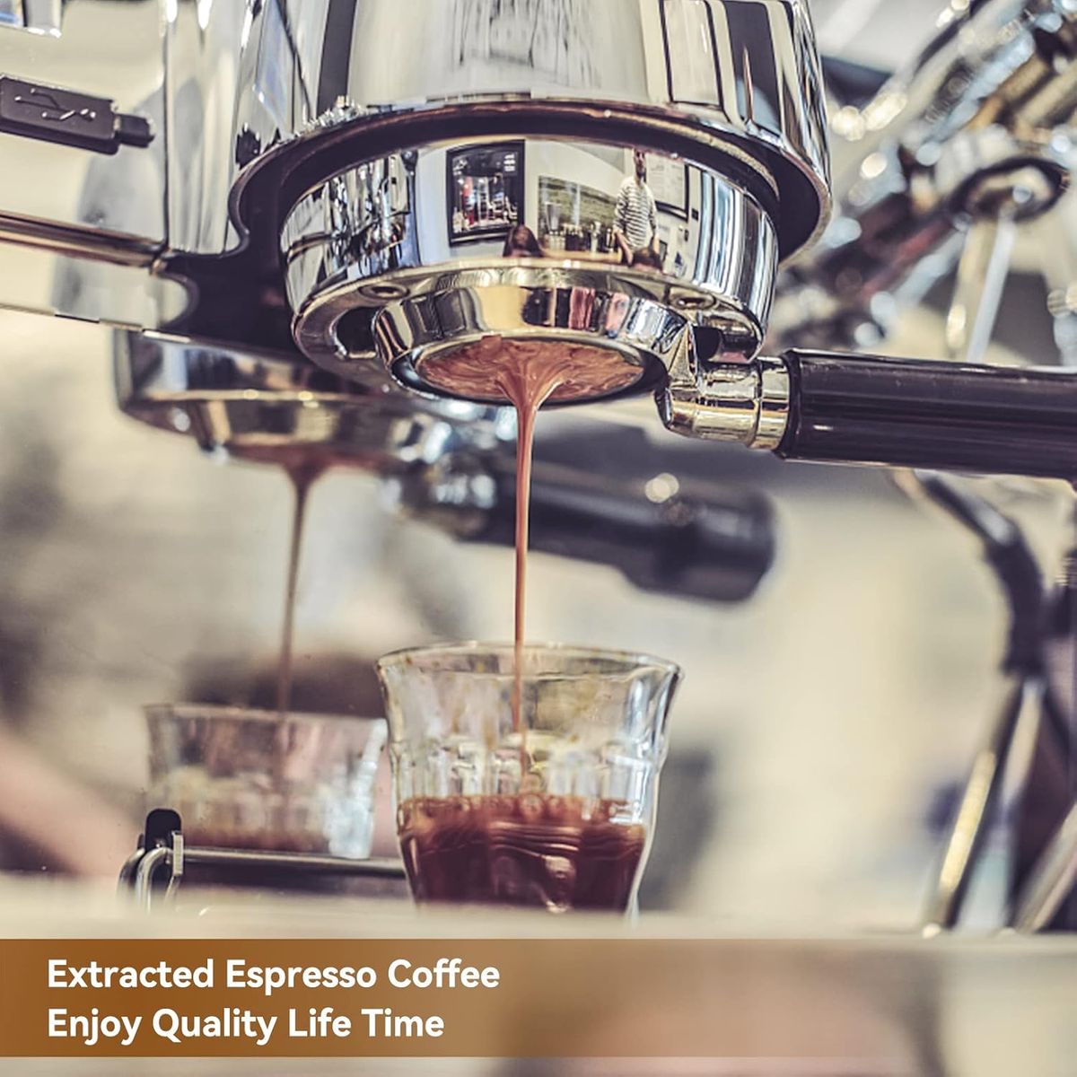 KUANGYE - Filtro Cafetera Acero Inox Maquina Cafe 1 Taza