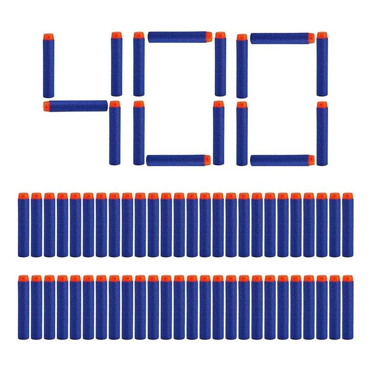 400 Dardos Bala De Repuesto 7.2cm Para Nerf N-strike Elite, marca GENERICO - Foto Principal