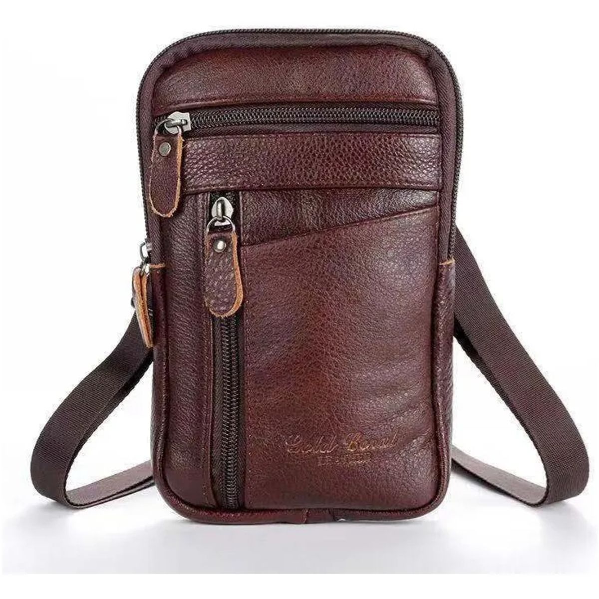 EDWINAYY - Bolso Impermeable Bandolero Cruzado Gran Capacidad Hombre