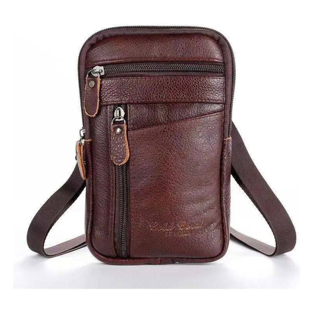 EDWINAYY - Bolso Impermeable Bandolero Cruzado Gran Capacidad Hombre