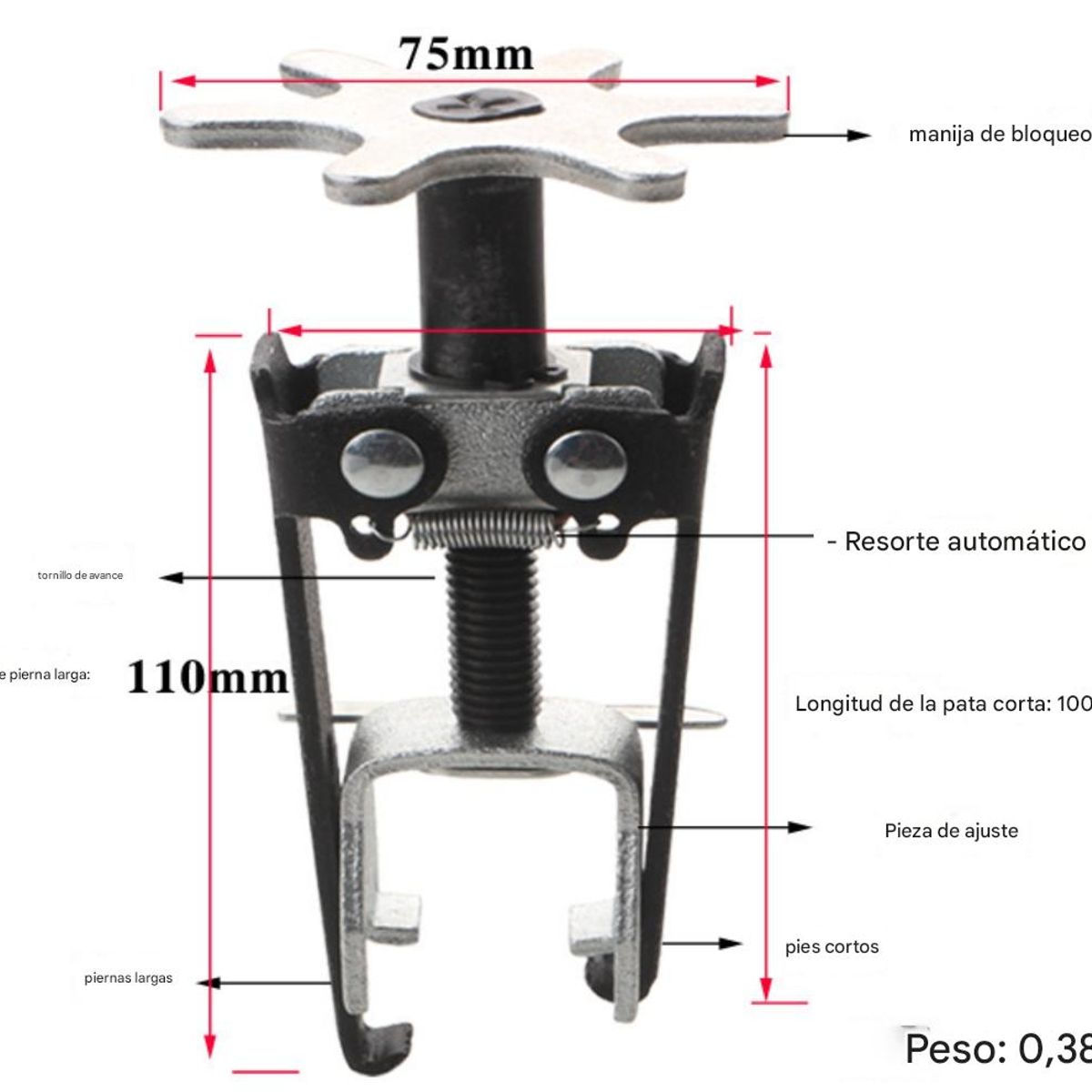 KINDA NICE - Compresor Extractor Resorte De Valvula Culata Profesional