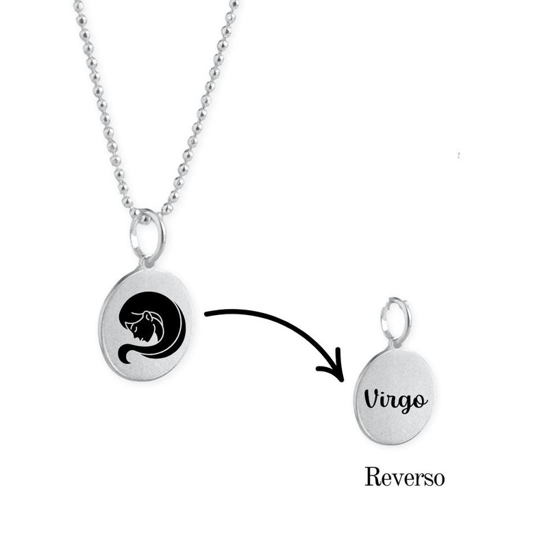 MABELITA - Collar de Plata Zodiaco Signos Horoscopo-Virgo