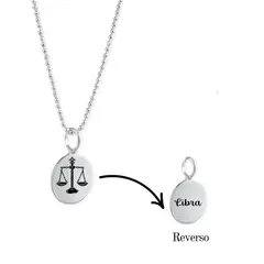 MABELITA - Collar de Plata Zodiaco Signos Horoscopo-Libra