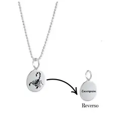 MABELITA - Collar de Plata Zodiaco Signos Horoscopo-Escorpión