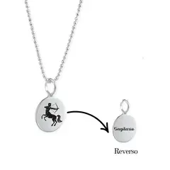 MABELITA - Collar de Plata Zodiaco Signos Horoscopo-Sagitario