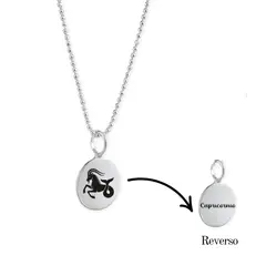 MABELITA - Collar de Plata Zodiaco Signos Horoscopo-Capricornio