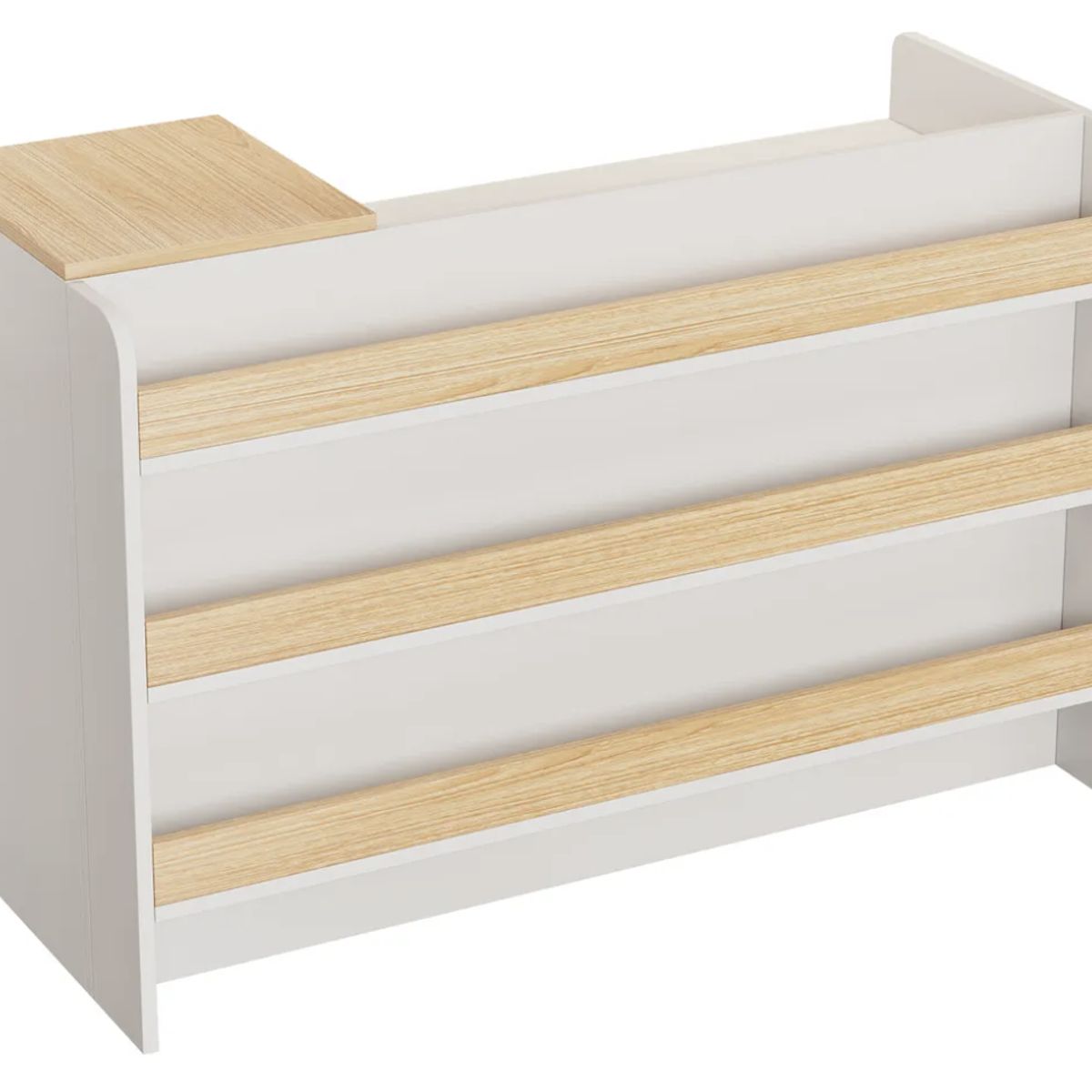 HOMER DESIGN - Caja Registradora Mueble De Recepción Atención 140x55x90cm